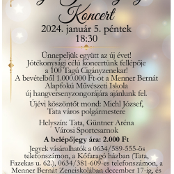 Újévi jótékonysági koncert