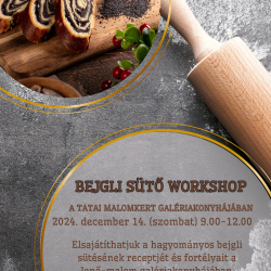 Bejgli sütő workshop