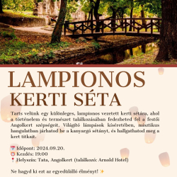 Lampionos Kerti Séta