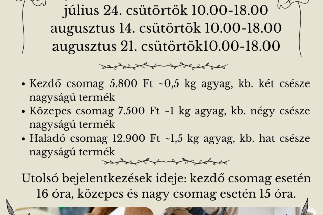 Nyári nyitott műhely