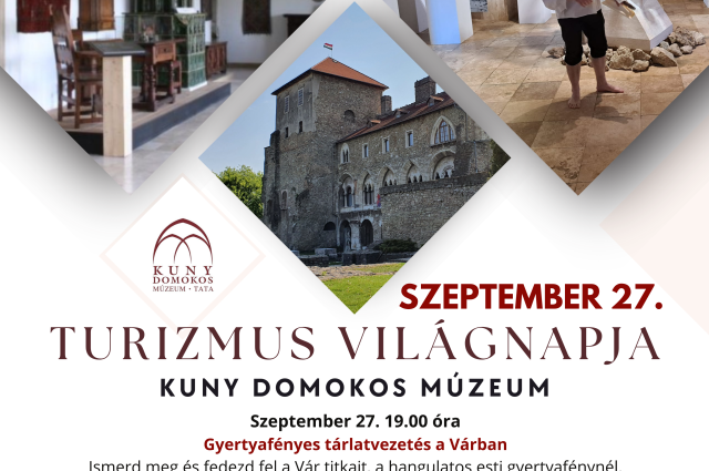 Gyertyafényes tárlatvezetés a Tatai várban