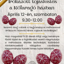 Írókázott tojásfestés