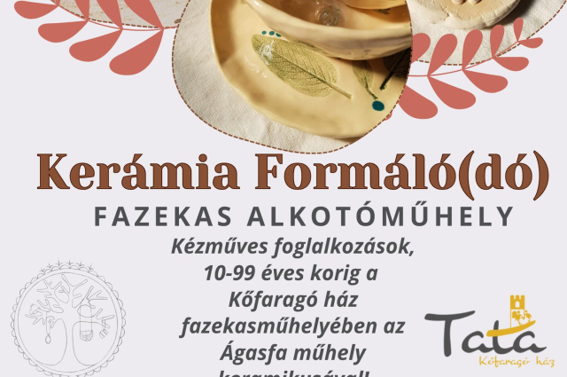 Kerámia Formáló(dó) workshop