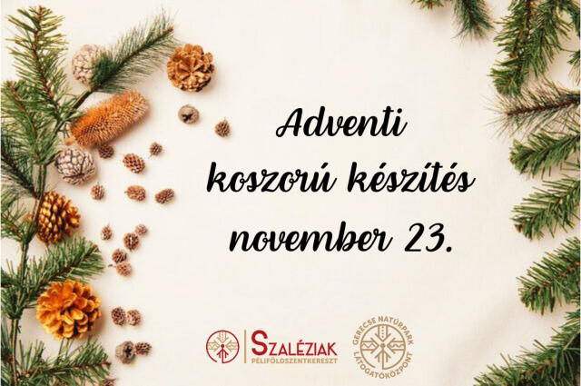 Adventi koszorú készítés