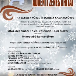 Adventi zenés áhítat