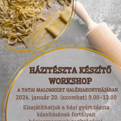 Házitészta készítő workshop