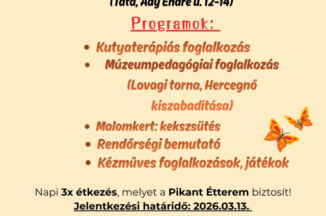 Tavaszi tábor Tatán