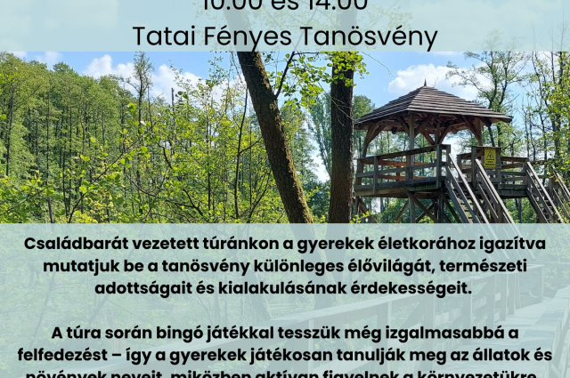 Szakvezetés a Fényes tanösvényen
