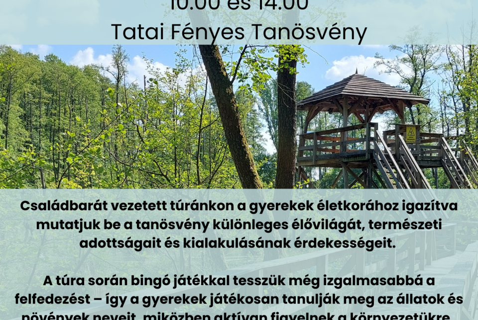 Szakvezetés a Fényes tanösvényen