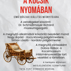 A kocsik nyomában c. kiállítás megnyitó