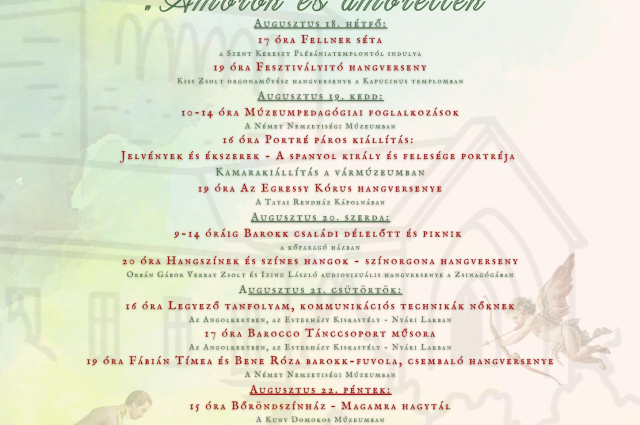 26. Tatai Barokk Fesztivál