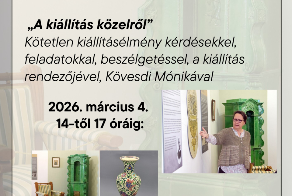 A kiállítás közelről