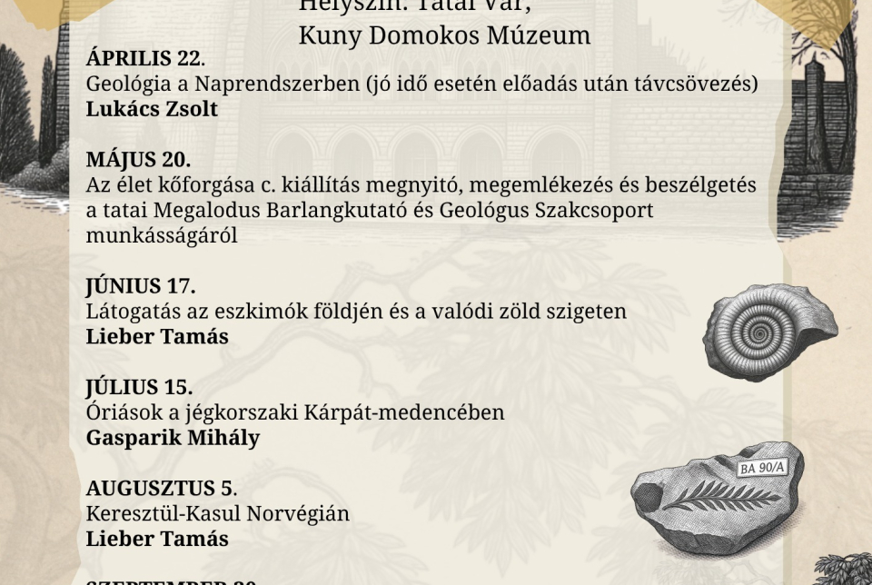 Geo szerdák a Tatai várban