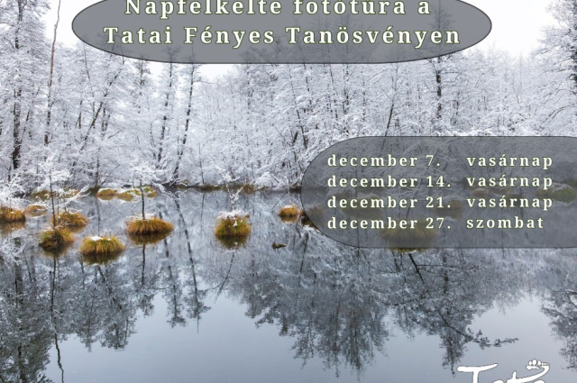 Napfelkelte fotótúra a tanösvényen