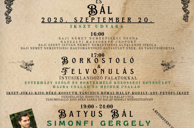 Szüreti felvonulás és bál