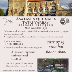 Ásatási nyílt nap a Tatai várban