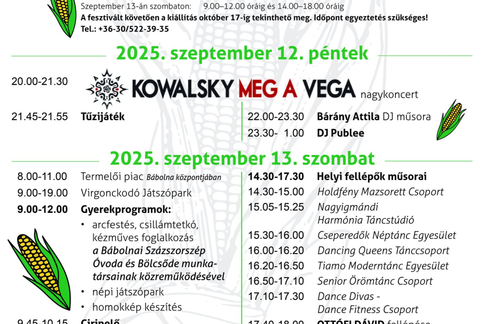 XXVI. Bábolnai Kukorica Fesztivál