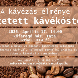 Vezetett kávékóstoló