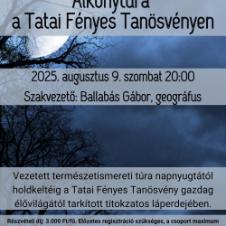 Alkonytúra a tanösvényen