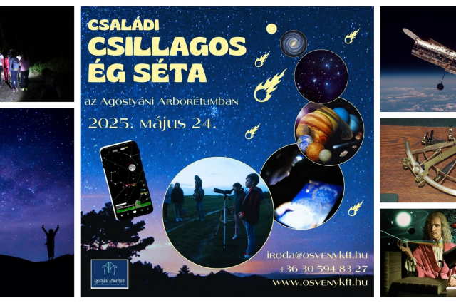 Családi csillagos ég séta