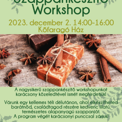 Karácsonyi szappankészítő workshop